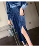 Платья для вечеринок H Han Rainha Elegante Com DeCote EM V Split Escritório Lápis Vestido Inverno Feminino Bainha Smys Magro Mid-Claf Trabalho Festa Bodycon