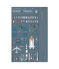 Een geschiedenis van ruimte reizen poster schilderij print home decor ingelijst of unframed fotopapiermateriaal