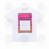 Projektanci Mens T Shirty Summer Womens Lose Offs TEE TEES Modne Tops Man's Casual Shirt Luksusowe odzież Street Shorts Marki Rękawy Białe ubrania Tshirtsq1r7