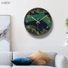 Kinesisk Lycklig Cloud Drawing Gold Classic Silent Wall Clock Tio Twelve Inch / Fourteen Inchhome Decor 210414