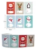 250pcs/roll Christmas Tags Self Adhesive Santa Stickers Snowmen Xmas Tree Decorative Labels Presents Decor KDJK2110