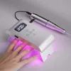 35000RPM Nail Drill Machine UV LED Lampada Asciugatrice 2 in 1 Unghie ricaricabile Attrezzature Manicure Salon Portable Lucidatura