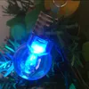 Ljusa färgglada glödlampor Keychain Lamp Keyring Liten hänge Nyckelring