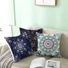 Mandala Printing Cushion Cover India Polyester Decorative Pillowcase Home Accessories Sofa Pillow Case Almohada ZT56 Cushion/Decorative