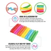 Colorful Big Size Tubes Sensory Fidget Toys Fine Motor Skills Pipe Tools for Stress Toys and Anxiety Relief Suitable Kids Adults