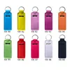 109 Färger Anpassad Utskrift Chapstick Holder Keychain Party Favor Portable Neoprene Big Lipstick Hållare Keychians För Kvinnor Tjejväska Dekoration