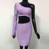 Elegant Bandage Dress Summer Women Hollow Out Arrival Fashion Party Club Sexy Bodycon Ladies Clothing 210515