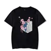 Shingeki No Kyojin T-shirt graphique Hommes T-shirt drôle Titans Attack Shingeki No Kyojin T-shirt Anime Top Tees Attaque masculine sur Titan X0621