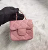 Crianças bolsas de grife bebê meninas carta losango princesa mini mudança bolsa crianças pu corrente um ombro sacos moda casual wal247k