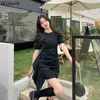 Sweet High Waist Robe Femme Girls Chic Plaid Dress Puff Sleeve Ruffle Dresses All Match Fashion Mini Vestidos Korean 210519