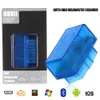 Onarma Araçları Kod Okuyucu Android Windows Için IOS Araba Teşhis Tarayıcı Bluetooth Mini ELM327 OBD2