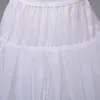 Weißer Hochzeits-Petticoat für Damen mit 3 Reifen, doppellagige Braut-Krinoline mit Tüllnetz, Unterrock, halbe Slips für Ballkleid-Kleid AL9687