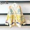 H.Sa Kobiety Zima V Neck Casual Dzianiny Kurtki Czarny Biały Cartoon Cute Sweter Cardigans Oversized Coat 210417