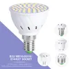 GU10 LED E27 LambaSpotlight Ampul 48 60 80 leds Lampara 220 V GU 10 Bombillas MR16 GU5 3 Lampada Spot Işık 5 W 7 W 9 W