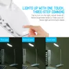 Lampes de table USB Rechargeable Led lampe de bureau Flexible tactile gradation Clip sur pour lit de livre et ordinateur 3 Modes de couleur