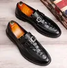 High Quality Leather Upscale Men Casual Shoes Fashion Spring Autumn Men'S Flat Dress Shoe Driving Sneakers