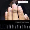 False Nails Gel X Extension System Full Cover Sculpted Clear Stiletto Coffin Nail Tips 240pcs/bag Prud22