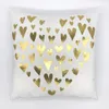 Cushion/Decorative Pillow Simple Bronzing Series Rumors Super Soft Short Plush Pillowcase Valentine's Day Eyelashes Leafletter Pattern Sofa