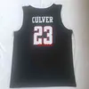 ＃23 Jarrett Culver Texas Tech Tech Basketball Jersey Retro Throwback Stitched Embroidery Jerseys NCAA XS-6XL