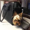 أزياء الحيوانات الأليفة الناقل حقيبة dog carriers محفظة الكلاب حقيبة يد الحيوانات الأليفة حمل حقائب للسفر في الهواء الطلق المشي المشي لمسافات طويلة القط والصغيرة بيت الكلب الأسود C09