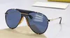 新しいファッションデザインサングラス0740Sパイロットフレームメタル寺院人気で多用途のスタイル最高品質UV400保護メガネ309J