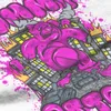 T-shirt dos homens Ataque dos casais cor-de-rosa do gummybear que combinam a roupa retro do homem 54938
