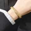 Popular Fashion Accessory High-end Drawing Stars Clover Copper Inlay Zircon Bracelets Restoring Ancient Ways Q0717