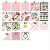 Pink art tiles retro cartoon mosaic Anti skid small floor tile for balcony of kitchen and toilet