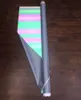 140cm breedte mode fluorescerende regenbown verkeerssignaal tape mirage geleidelijke verandering kleurrijke reflecterende iridescentie chemische vezelweefsel