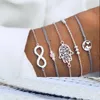 bracelets d'infini en argent