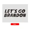 Let's Go Brandon Autoaufkleber, Partygeschenk, Trump 2024, Präsidentschaftswahl, PVC-Aufkleber, 20 x 7 cm