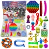 24pcs / set Jouets de Noël Calendrier de compte à rebours de Noël Pack sensoriel Boîte aveugle de Noël Calendrier de l'Avent Boîte de Noël BWD9790 Sea Shipping9467339