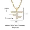 Hip Hop Micro pavimentado AAA Cubic Zircon Bling Iced Out Team colgantes collares para hombres rapero joyería Drop Shipping X0707