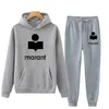 Männer Sweatshirts 2022Marant Trainingsanzug 2 Stück Set Übergroßen Jogginghose Jogger Sport Hose Anzüge Femme Sweatsuits