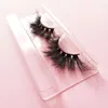 2225mm Long Mink Eyelashes 3D Fuller Fluffy Lashes Big Lash hela 5D False Eyelash Volumn Soft Cotton Band Not Plastic Feelin6714757