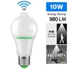 Ampoule LED B22 E27 avec capteur de mouvement PIR, Design en aluminium, veilleuse 10W 85-2021 V, lampe pour balcon, couloir, chemin, jardin, 265