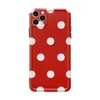 Net Celebrity Retro Wave Dot Pattern Mobile Phone Case 11Promax Soft Soft Shell Case Suitable For IP 12/2Promax Mobile Phone Protective Cover