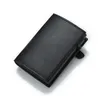 Genuine Leather Rfid Holder Men Wallet Money Bag Purse Male Black Short Smart Mini Slim Walet Wallets1023744