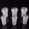 Adattatori per convertitori in vetro Mini narghilè DHL Adattatore in vetro da 10mm 14mm femmina a 18mm maschio per ciotola bong banger termico al quarzo