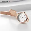 Sinobi Fashion Luxury Women's Watches Golden Stainless Steel Small Dial Bracelet Mesh Quartz Watch Ladies Wristwatch Reloj Muje Q0524