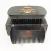 MOQ 100 Sets OEM Customize LOGO Hair Brush Beard Comb SetBlack Color Facial Grooming Kits with Custom Box for Man Beards Care Kit