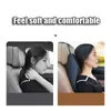 Car Seat Headrest Neck Pillow Adjustable Head Restraint 3D Memory Foam Auto Travel Support Holder Cycling Caps & Masks