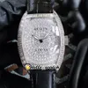 TWF V2 Upgrade Grand Cintree Curvex Uhren Gypsophila 8880 Automatik Herrenuhr Stahlgehäuse Big Diamond Braunes Leder HWFM Hello_watch 7Style