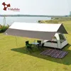 M Size 5*4.4M No Poles!200D PU W/R Oxford Waterproof Large Space Silver Coated Tarp/Gazebo/Sun Shade Tent/Awning Y0706