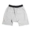 Idopy Mens Hi Street Fashion Harem Shorts Drop Crotch pantalones sueltos cordón bolsillo con cremallera pantalones para hombre H1210