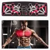 9 in 1 Push Up Board with Instruction Print Body Building Fitness Exercise Tools Men Women Push-up Stands For GYM Body Training X0524