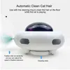 Automatisk fjäder teaser kattleksaker Slumpmässig interaktiv elektrisk galen för kattungar Intelligent Toy Steering LED 211122