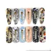 Femme Girl Vintage Leopard Resin Clips Clips Duckbill Snap Clip Tortoise Coquille Slide Barrette Hair Hair Accessories Girls Party 1742050