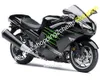 Motociclos Parte Kit para Kawasaki Ninja ZX14R ZZR1400 2012 2013 2014 2015 ZX-14R ZX 14R Preto Fairing Verde (moldagem por injeção)