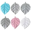 Baby Kids Play Mat Leaf Shape Carpet Född Crawling Blanket Bomull Floor Rug 210724